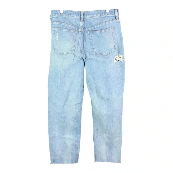 Free People Distressed Jeans‎ with Lace Insets (Size 31) - Picture 2 of 2